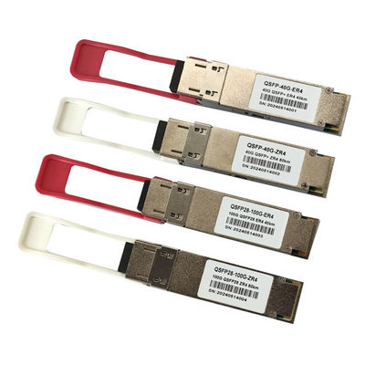 100G QSFP28 1310nm 40km ER4 LC オプティカルモジュール ネットワークGPRS QSFP28-100G-ER4 DDM互換トランシーバーモジュール