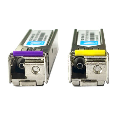 SMF 1.25G BIDI 80km 1490nm/1550nm LCコネクタ DDM WDM シンプルオプティカルモジュール ワイガンネットワークのトランシーバー SFP モジュール