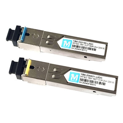 FTTX 155M BIDI 20km 1310nm/1550nm SCコネクタ DDM WDM 単純光学モジュール トランシーバー SFP モジュール