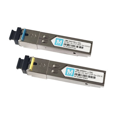 2.5G BIDI 10km 1310nm/1550nm SCコネクタ DDM WDM シンプルオプティカルモジュール