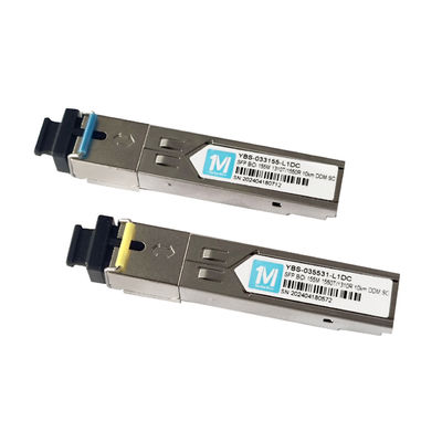 ファイバータイプ SMF 155M BIDI 10km 1310nm/1550nm SCコネクタ DDM WDM シンプルオプティカルモジュール トランシーバー SFP FTTXネットワーク用