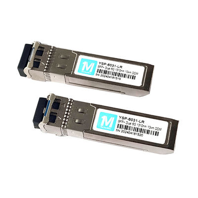 デュプレックス LC インターフェイス 6G SFP 10km 1310nm LC DDM SMF オプティカルモジュール