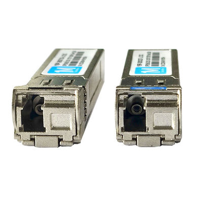 20km 距離 6G SFP BIDI 1270nm/1330nm WDM LC コネクタ FTTX ファイバーネットワーク モジュールネットワークのための DDM オプティカルトランシーバー