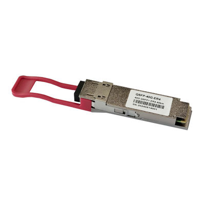 40G qsfp 1310nm 40km ER4 LC オプティカルモジュール ネットワークデータレート 40Gbps QSFP-40G-ER4 DDM 互換性 Qsfpトランシーバーモジュール