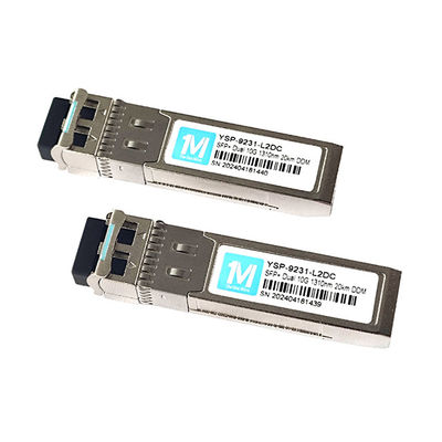 10G SFPシングルモードモジュール 20km 1310nm LC DDM SMF FTTXインフラストラクチャのための10GB オプティカルモジュール