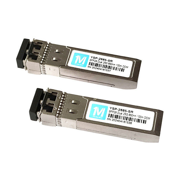 FTTX 25G SFP28 デュプレックス 100m 850nm LC DDM MMF マルチモード VCSEL 25GB SFP28 モジュール オプティカルトランシーバー SFP28 25G SR 3