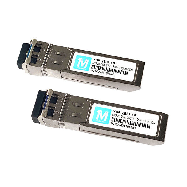 25G SFP28 デュプレックス 10km 1310nm LC DDM SMF 25GB オプティカルモジュール シングルモード SFP28 モジュール 遠隔ネットワーク接続
