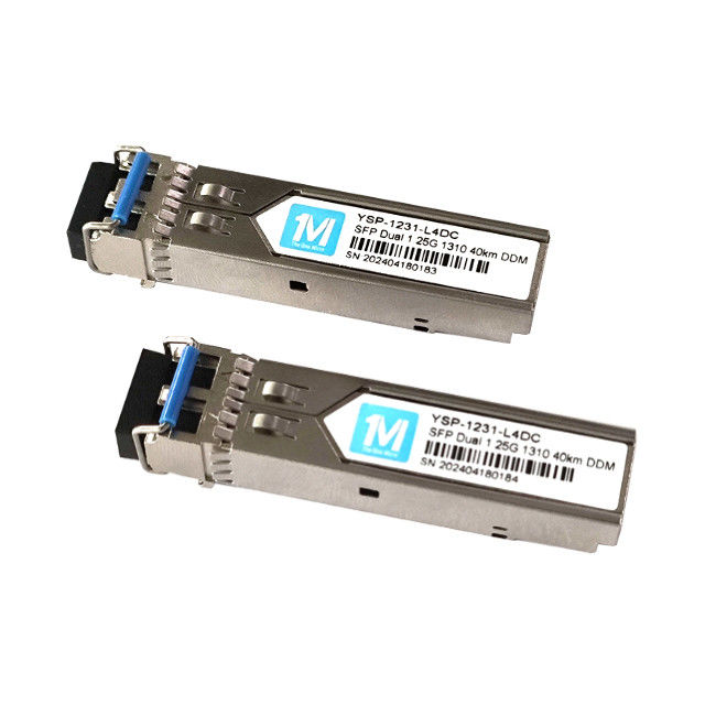 1.25Gデュプレックス 40km 1310nm LCコネクタ DDM 1000BASE SMF 光ファイバーモジュール 接続可能なSFPトランシーバー
