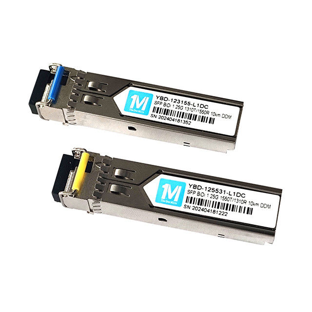 FTTX 1.25G BIDI 10km 1310nm/1550nm LCコネクタ DDM WDM シンプル オプティカル モジュール 4g ネットワーク用のトランシーバー SFP モジュール
