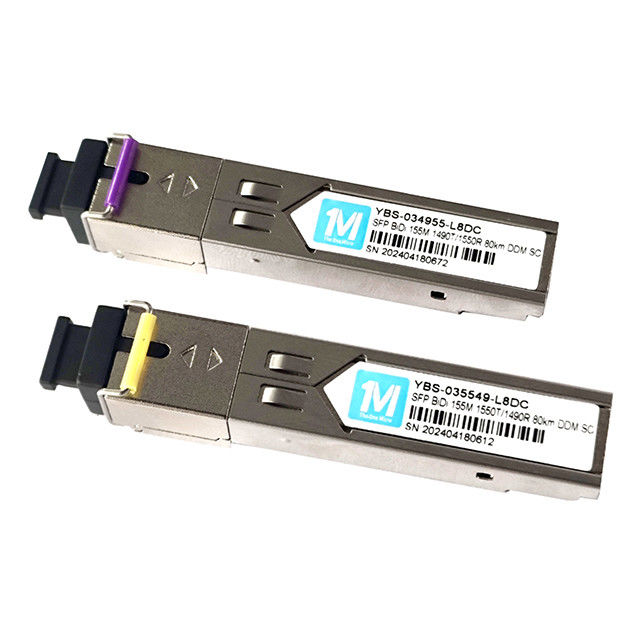 155M BiDi SC 80km 1490nm/1550nm DDM WDM シンプル オプティカル モジュール トランシーバー SFP モジュール