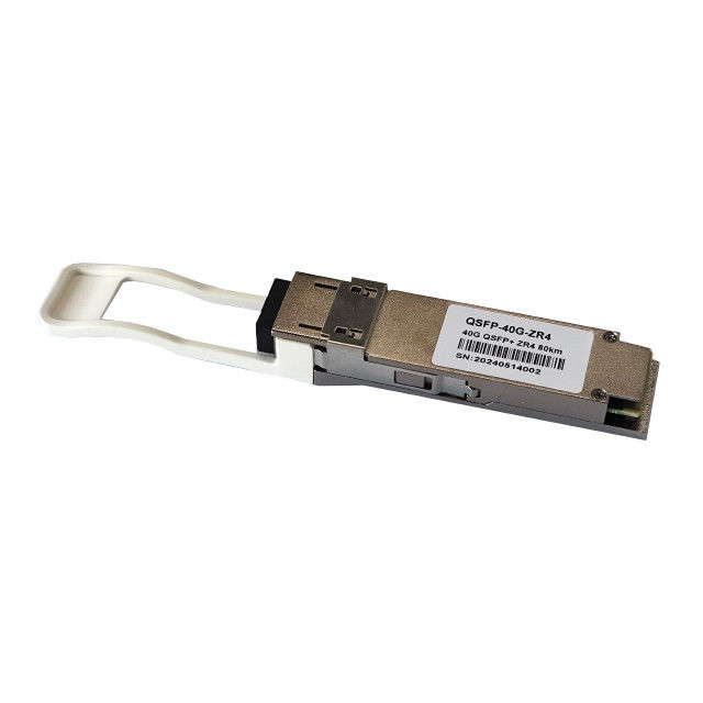 ファイバータイプ SMF 40G QSFP 1310nm 80km ZR4 LC オプティカルモジュール DDM 帯域幅データ送信のための互換トランシーバー