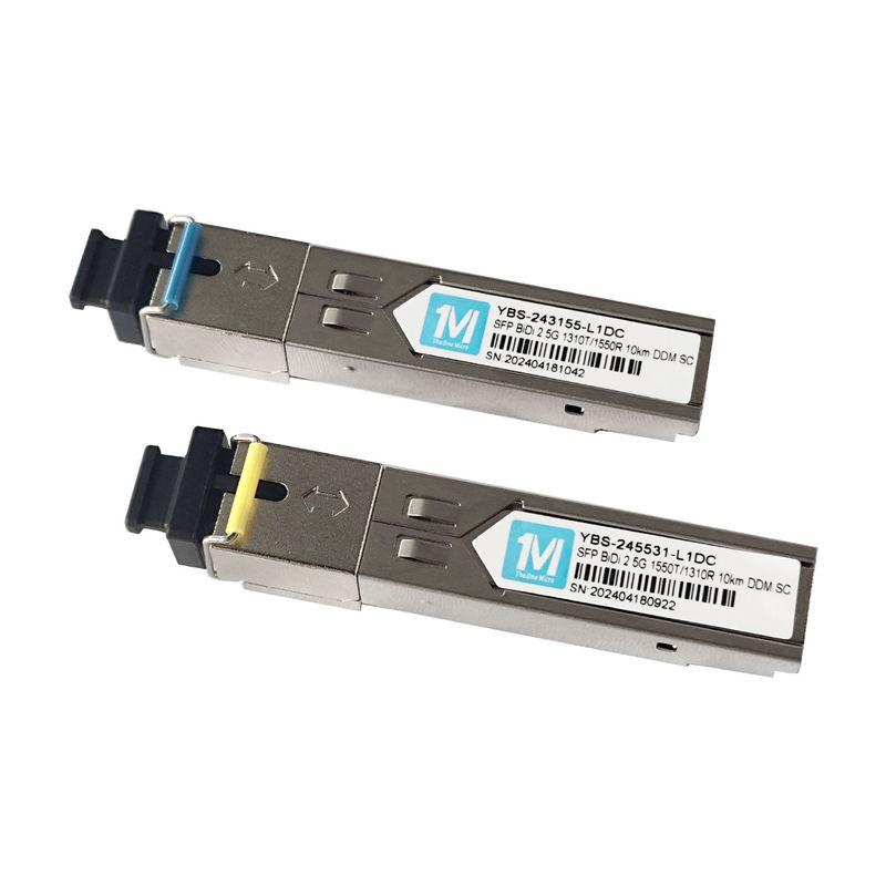 2.5G BIDI 10km 1310nm/1550nm SCコネクタ DDM WDM シンプルオプティカルモジュール