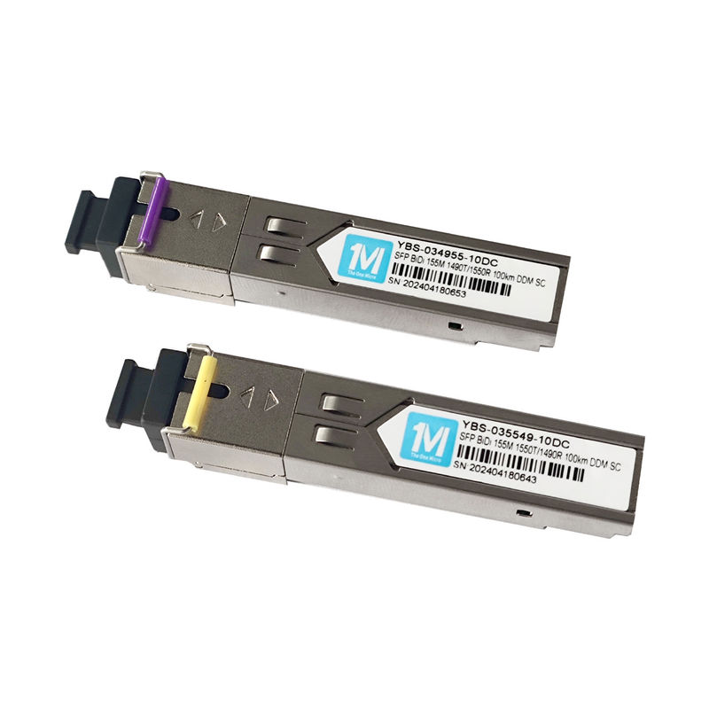 ネットワーク 155M BIDI 100km WDM SC コネクタ DDM シンプル オプティカル モジュール トランシーバー SFP モジュール 波長 1490nm/1550nm