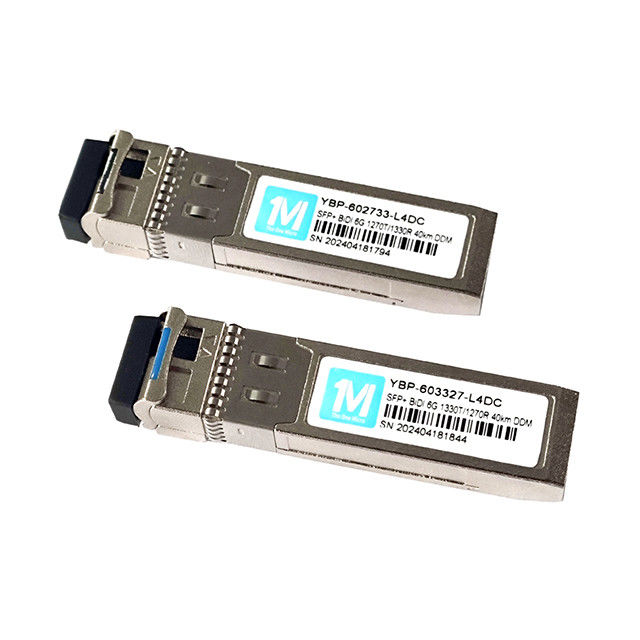 BiDi LC インターフェイス 6G SFP BIDI 40km 1270nm/1330nm WDM DDM オプティカルトランシーバー