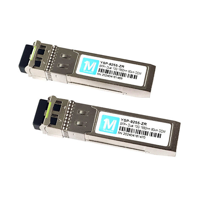 10G SFP デュプレックス LC 80km 1550nm LC DDM SMF 10GB オプティカルモジュール シングルモード SFP モジュール SFP 10G ZR 1550nm 波長