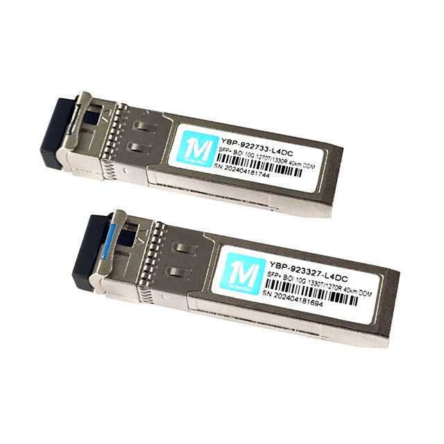 高容量データ送信 ファイバータイプ SMF 10G SFP BIDI 40km 1270nm/1330nm WDM LCコネクタ DDM オプティカルトランシーバー