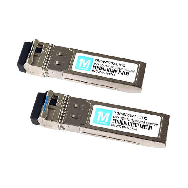 10G SFP BIDI LC インターフェイス DDMI オプティカルトランシーバー 10km 1270nm/1330nm WDM LC コネクタ 10G LR シングルモードファイバーモジュール